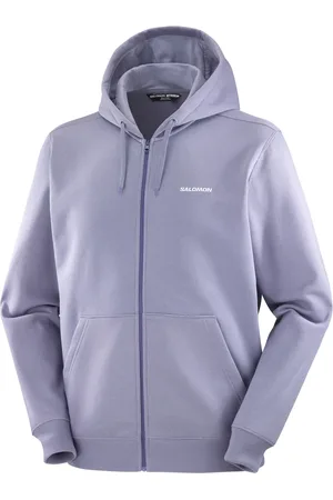 Salomon Bluzy, Mężczyzna, Niebieski, S, Niebieski Granitowy Bluza z Logo