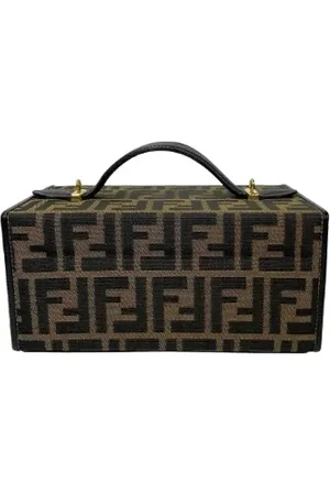 Fendi Pre-owned, Kobieta, brązowy, ONE SIZE, Skóra, Pre-owned Canvas handbags