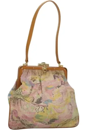 Fendi Pre-owned, Kobieta, Beżowy, ONE SIZE, Pre-owned Canvas fendi-bags