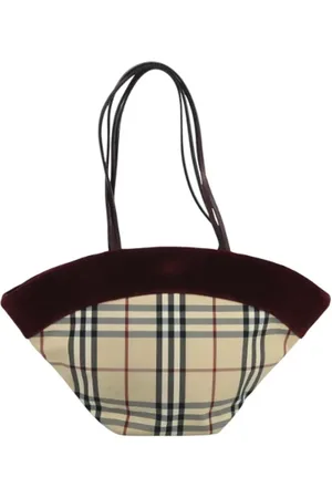 Burberry Pre-owned, Kobieta, Beżowy, ONE SIZE, Pre-owned Canvas totes