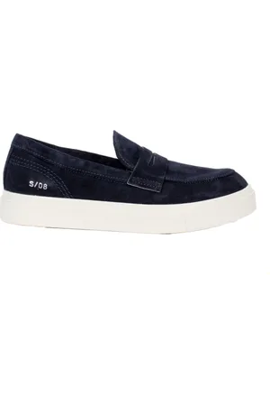 Panchic Buty, Mężczyzna, Niebieski, 43 EU, Zamsz, Męskie Slip-On Zamszowe Buty