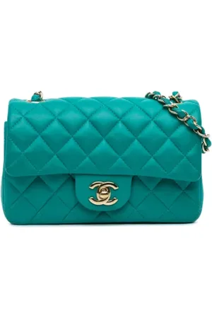 CHANEL Pre-owned, Kobieta, Niebieski, ONE SIZE, Skóra, Pre-owned Leather crossbody-bags