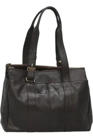 Saint Laurent Pre-owned, Kobieta, Czarny, ONE SIZE, Skóra, Pre-owned Skórzane torebki