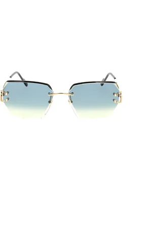 Cartier Akcesoria, unisex, Żółty, ONE SIZE, Stylowe okulary przeciwsłoneczne dla miłośników mody
