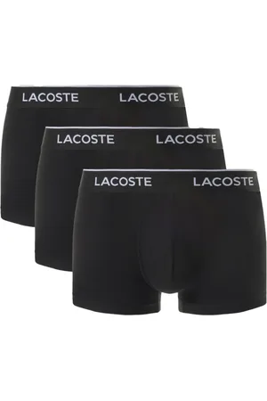 Lacoste Bielizna, Mężczyzna, Czarny, XL, Bawełna, 3-Pack Bawełniane Boxerki Stretch