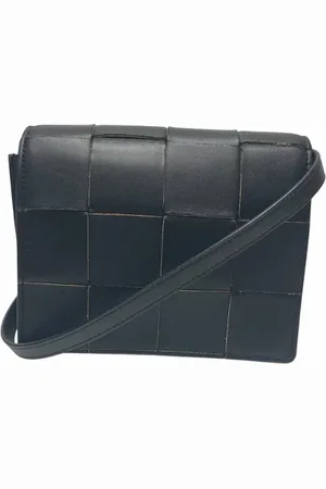 Bottega Veneta Pre-owned, Kobieta, Czarny, ONE SIZE, Skóra, Pre-owned Leather crossbody-bags