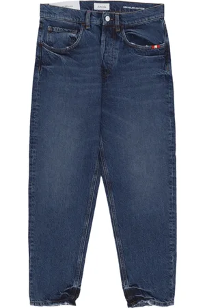 AMISH Jeansy, Mężczyzna, Niebieski, W30, Denim, Slim Fit Denim Jeansy