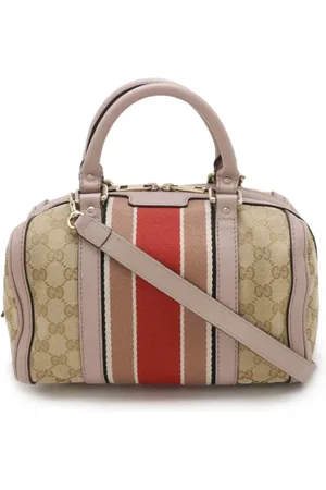 Gucci Pre-owned, Kobieta, Beżowy, ONE SIZE, Skóra, Pre-owned Canvas handbags