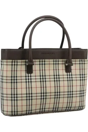 Burberry Pre-owned, Kobieta, Beżowy, ONE SIZE, Skóra, Pre-owned Canvas handbags