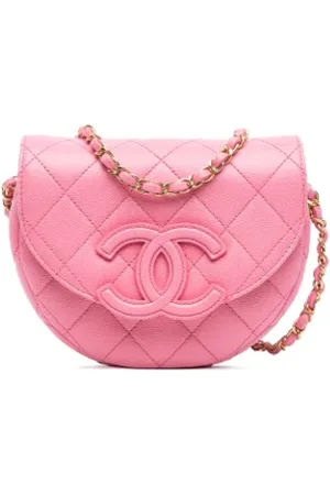 CHANEL Pre-owned, Kobieta, Różowy, ONE SIZE, Skóra, Pre-owned Leather crossbody-bags