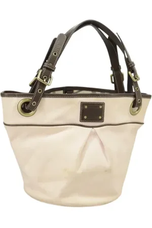 Burberry Pre-owned, Kobieta, Beżowy, ONE SIZE, Skóra, Pre-owned Canvas handbags
