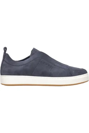 Hogan Buty, Mężczyzna, Niebieski, 41 EU, Zamsz, Niebieskie Zamszowe Sneakersy z Pianką Pamięci