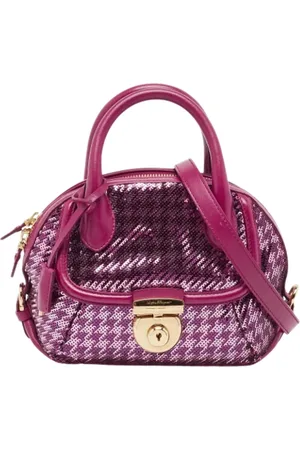 Salvatore Ferragamo Pre-owned, Kobieta, Różowy, ONE SIZE, Pre-owned Skórzane torebki