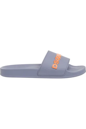 Dsquared2 Buty, Mężczyzna, Niebieski, 43 EU, Płaskie Klapki Sandały