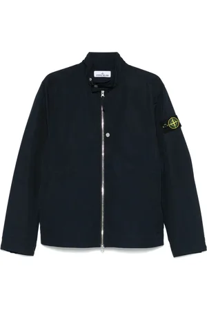 Stone Island Kurtki, Mężczyzna, Niebieski, 3XL, Niebieskie Płaszcze Zimowe