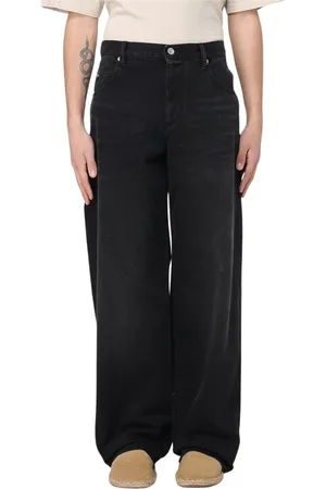 Isabel Marant Jeansy, Mężczyzna, Czarny, W34, Klasyczne Niebieskie Jeansyy Wide Leg