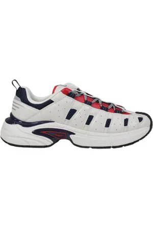 Tommy Hilfiger Buty, Mężczyzna, Biały, 42 EU, Męskie skórzane sneakersy w stylu vintage