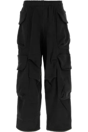 Entire Studios Spodnie, Mężczyzna, Czarny, L, Czarne Bawełniane Joggers Swetry