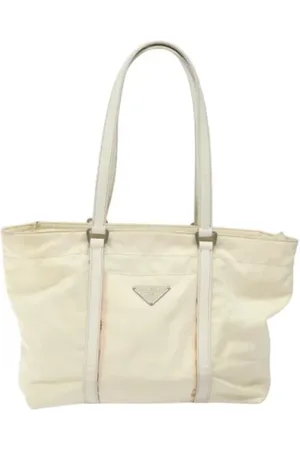 Prada Pre-owned, Kobieta, Biały, ONE SIZE, Nylon, Pre-owned Nylon prada-bags