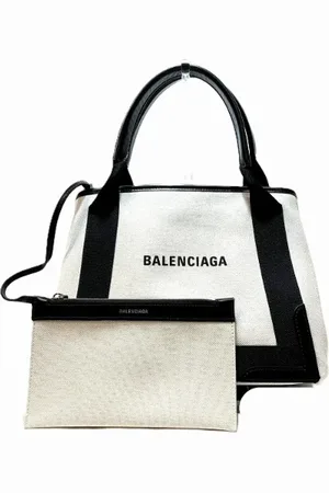 Balenciaga Pre-owned, Kobieta, Biały, ONE SIZE, Skóra, Pre-owned Canvas totes