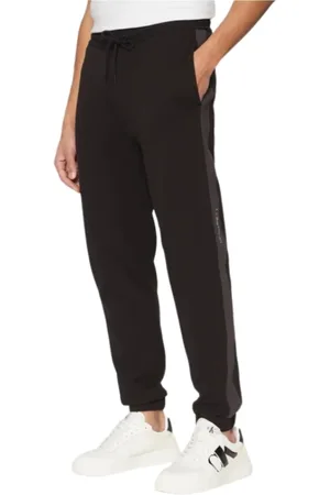 Calvin Klein Spodnie, Mężczyzna, Czarny, XL, Sportowe Spodnie J30J327243 Streetwear