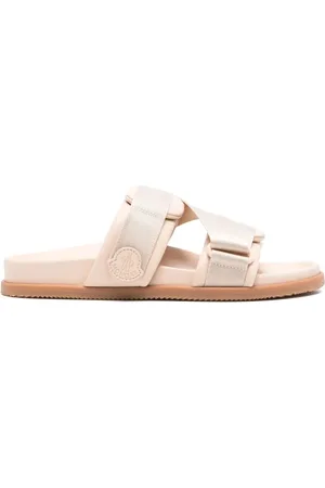 Moncler Buty, Kobieta, Różowy, 39 EU, Różowe Letnie Klapki dla Kobiet