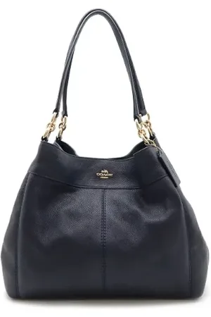 Coach Pre-owned, Kobieta, Niebieski, ONE SIZE, Skóra, Pre-owned Skórzane torebki