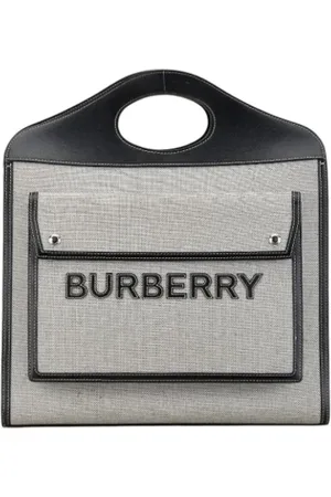 Burberry Pre-owned, Kobieta, Beżowy, ONE SIZE, Skóra, Pre-owned Canvas handbags