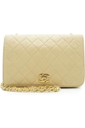 CHANEL Pre-owned, Kobieta, Beżowy, ONE SIZE, Pre-owned Skórzane torebki
