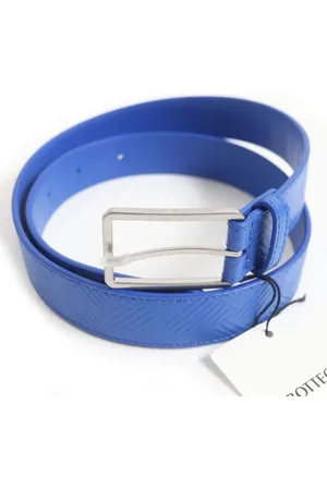 Bottega Veneta Pre-owned, Mężczyzna, Niebieski, ONE SIZE, Skóra, Pre-owned Leather belts