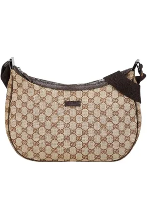 Gucci Pre-owned, Kobieta, brązowy, ONE SIZE, Skóra, Pre-owned Canvas crossbody-bags