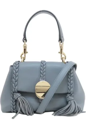 Chloé Pre-owned, Kobieta, Niebieski, ONE SIZE, Pre-owned Skórzane torebki