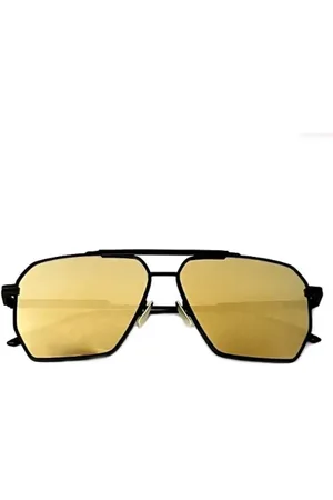 Bottega Veneta Pre-owned, Mężczyzna, Czarny, ONE SIZE, Pre-owned Metal sunglasses