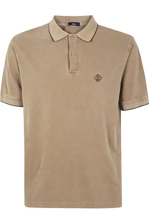 HERNO Koszulki, Mężczyzna, brązowy, 3XL, Męski Polo Shirt