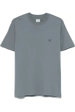 C.P. Company Koszulki, Mężczyzna, Niebieski, S, Stylowe T-shirty i Pola