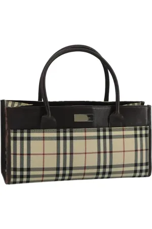 Burberry Pre-owned, Kobieta, Beżowy, ONE SIZE, Pre-owned Canvas handbags