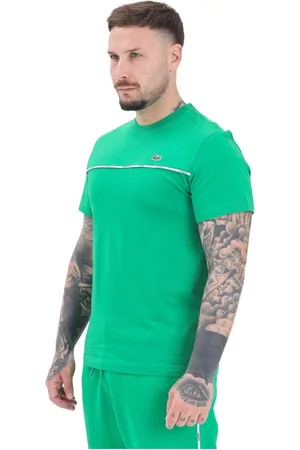 Lacoste Koszulki, Mężczyzna, Zielony, S, Zielony T-shirt z logo krokodyla