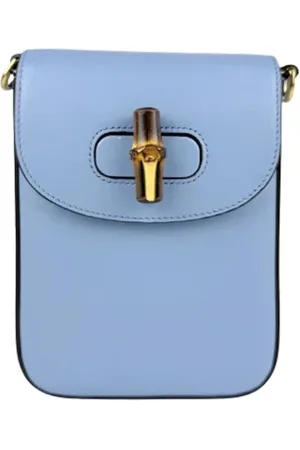 Gucci Pre-owned, Kobieta, Niebieski, ONE SIZE, Skóra, Pre-owned Leather gucci-bags