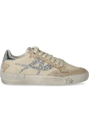 Ash Buty, Kobieta, Beżowy, 36 EU, Mocno Beżowy Glitter Sneaker