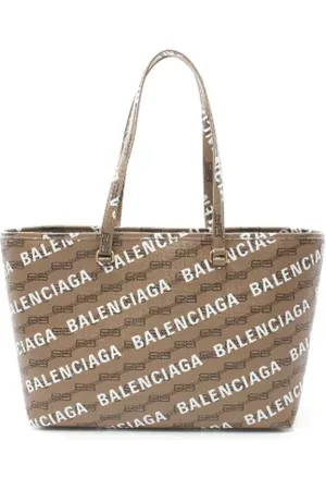 Balenciaga Pre-owned, Kobieta, brązowy, ONE SIZE, Len, Pre-owned Canvas totes