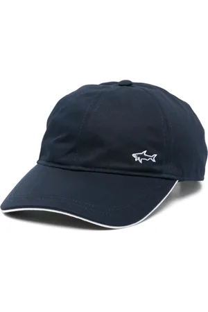 Paul & Shark Akcesoria, Mężczyzna, Niebieski, ONE SIZE, Bawełniana Czapka Hat Made in Italy