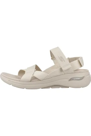 Skechers Buty, Kobieta, Beżowy, 41 EU, Arch Fit Płaskie Sandały