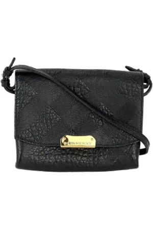 Burberry Pre-owned, Kobieta, Czarny, ONE SIZE, Skóra, Pre-owned Skórzane torebki