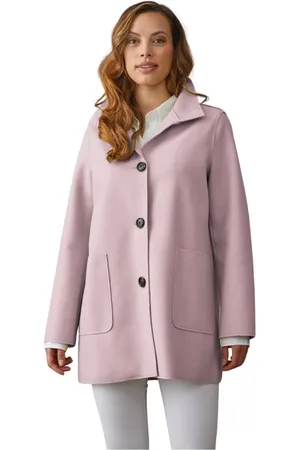 MANGO Kurtki, Kobieta, Różowy, S, Kurtka damska Comfort Fit różowa