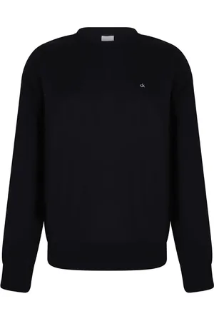 Calvin Klein Bluzy, Kobieta, Czarny, XL, Miękki Terry Bluza Essential Logo Stylowy