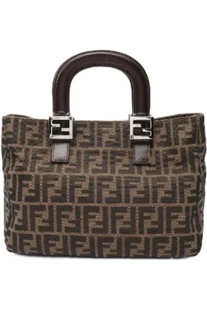 Fendi Pre-owned, Kobieta, brązowy, ONE SIZE, Pre-owned Canvas totes