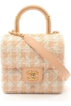 CHANEL Pre-owned, Kobieta, Beżowy, ONE SIZE, Skóra, Pre-owned Canvas handbags