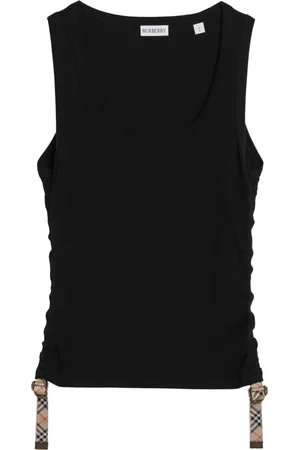 Burberry Koszulki, Kobieta, Czarny, L, Stylowy Top dla Kobiet