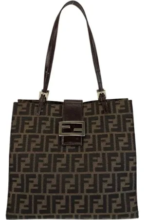 Fendi Pre-owned, Kobieta, brązowy, ONE SIZE, Skóra, Pre-owned Canvas totes
