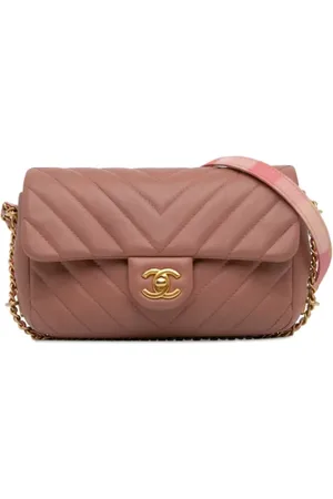 CHANEL Pre-owned, Kobieta, Różowy, ONE SIZE, Skóra, Pre-owned Leather crossbody-bags